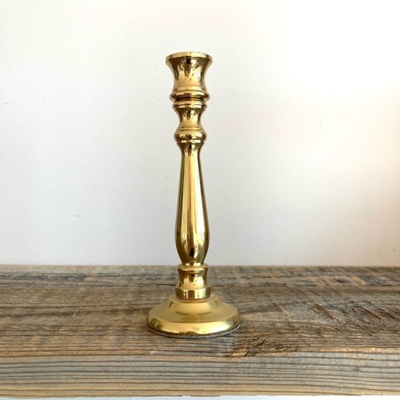 Brass candlestick - Picture 1 of 4